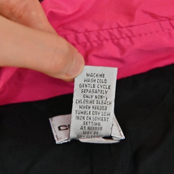 Chico's 70s Retro Preppy Lightweight Windproof Magenta Short Trench Coat Size 1 - Picture 11 of 16